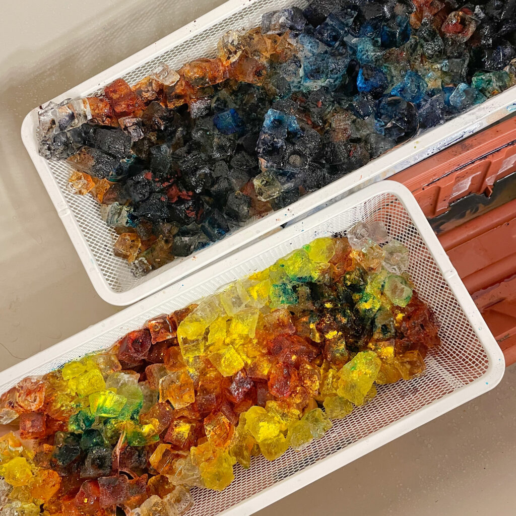 ice dyeing