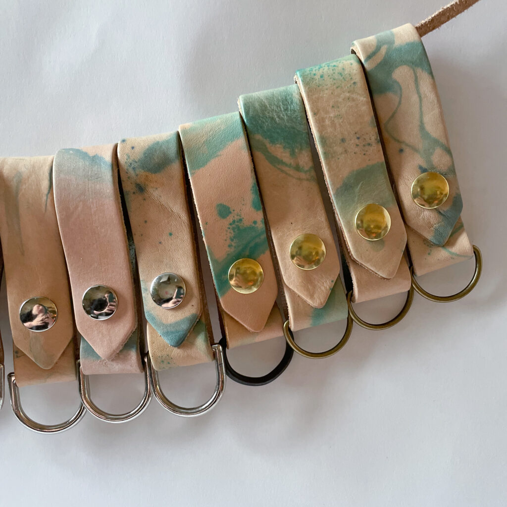 leather keychains