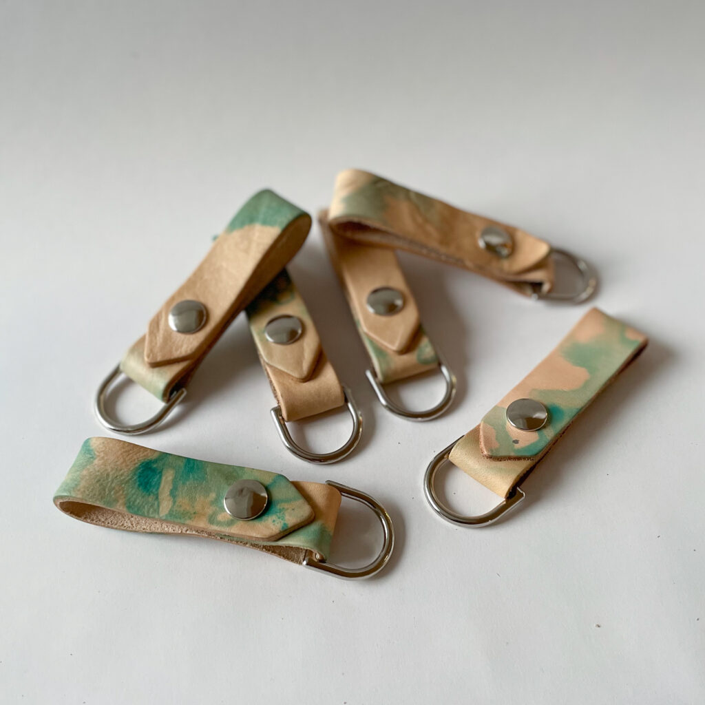 leather keychains
